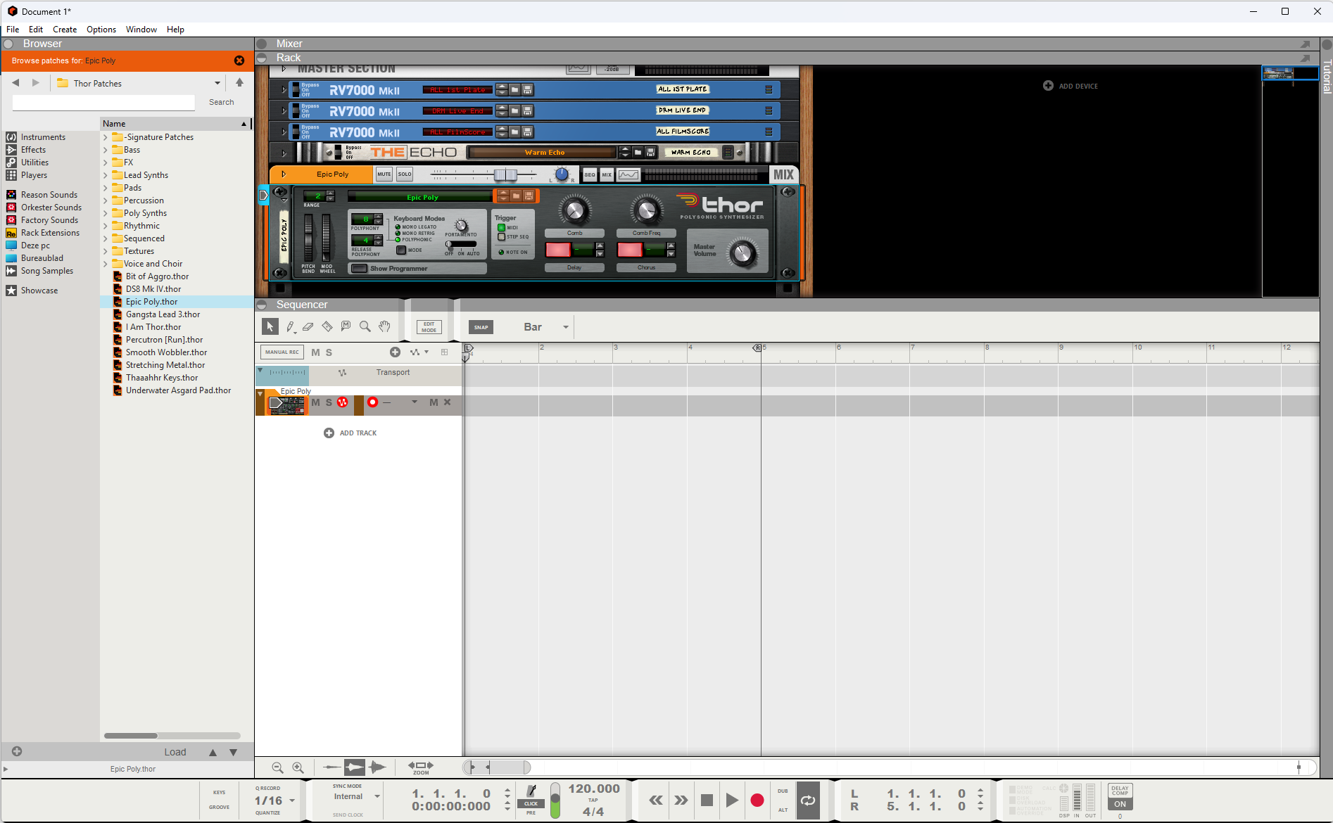 Propellerhead Reason 11